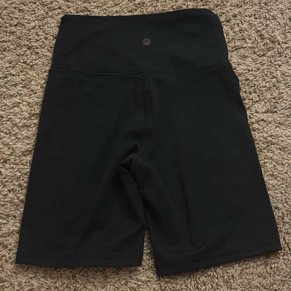 2 pairs black biker shorts, balance collection, one crossover waist one normal. - Picture 3 of 5